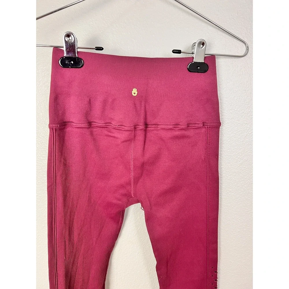 Women's Spiritual Gangster Self Love High Waisted Leggings‎ Mauve Sz XS/S